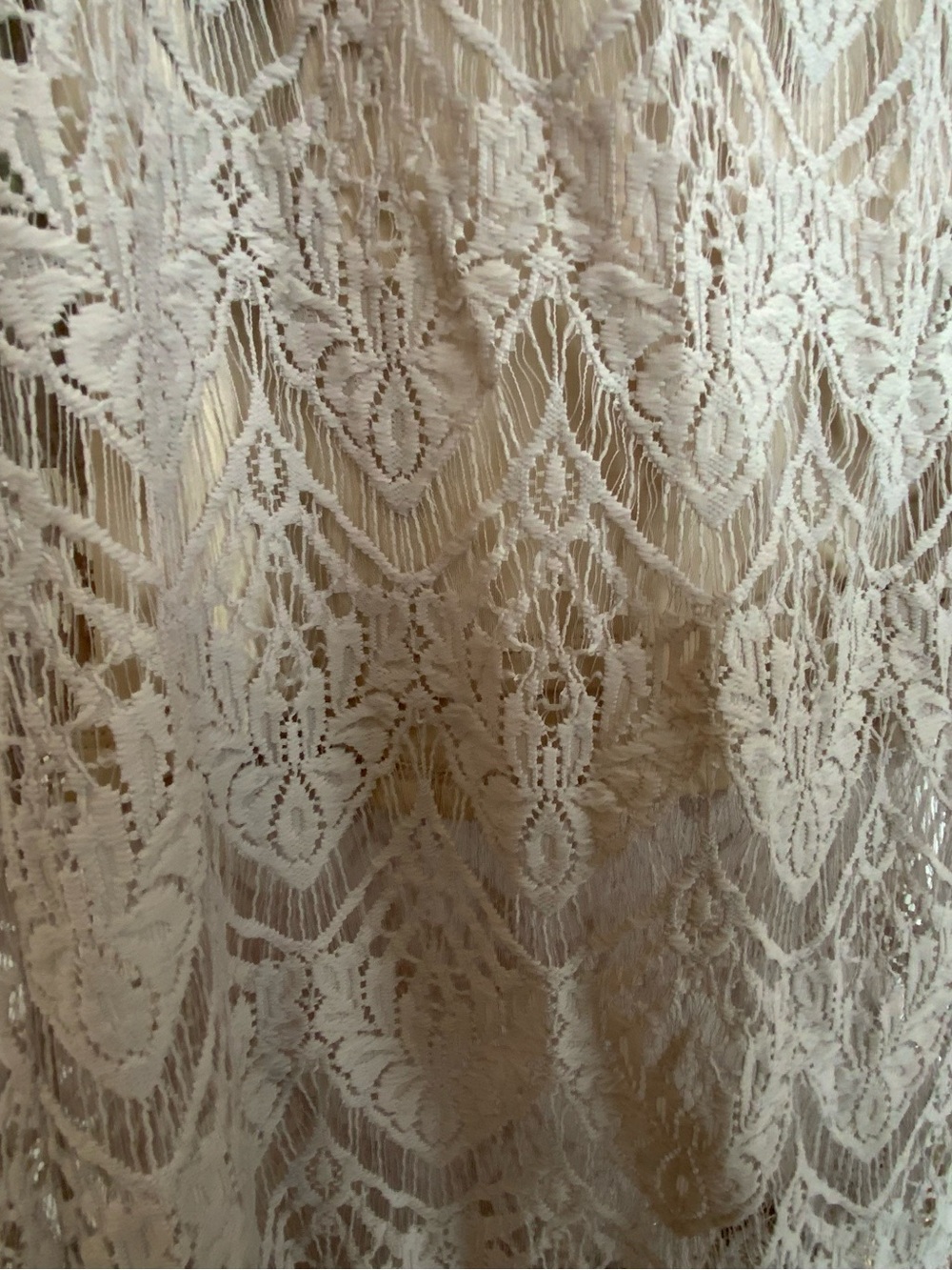 Sky Beige Lace Maxi Dress - Picture 7 of 9